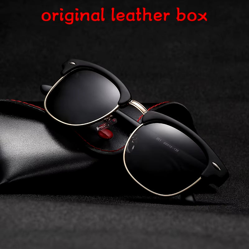 UV400 Polarized Sunglasses Men Women Classic Cool Retro Sun Glasses Coating Man Driving Shades Fashion Male Oculos