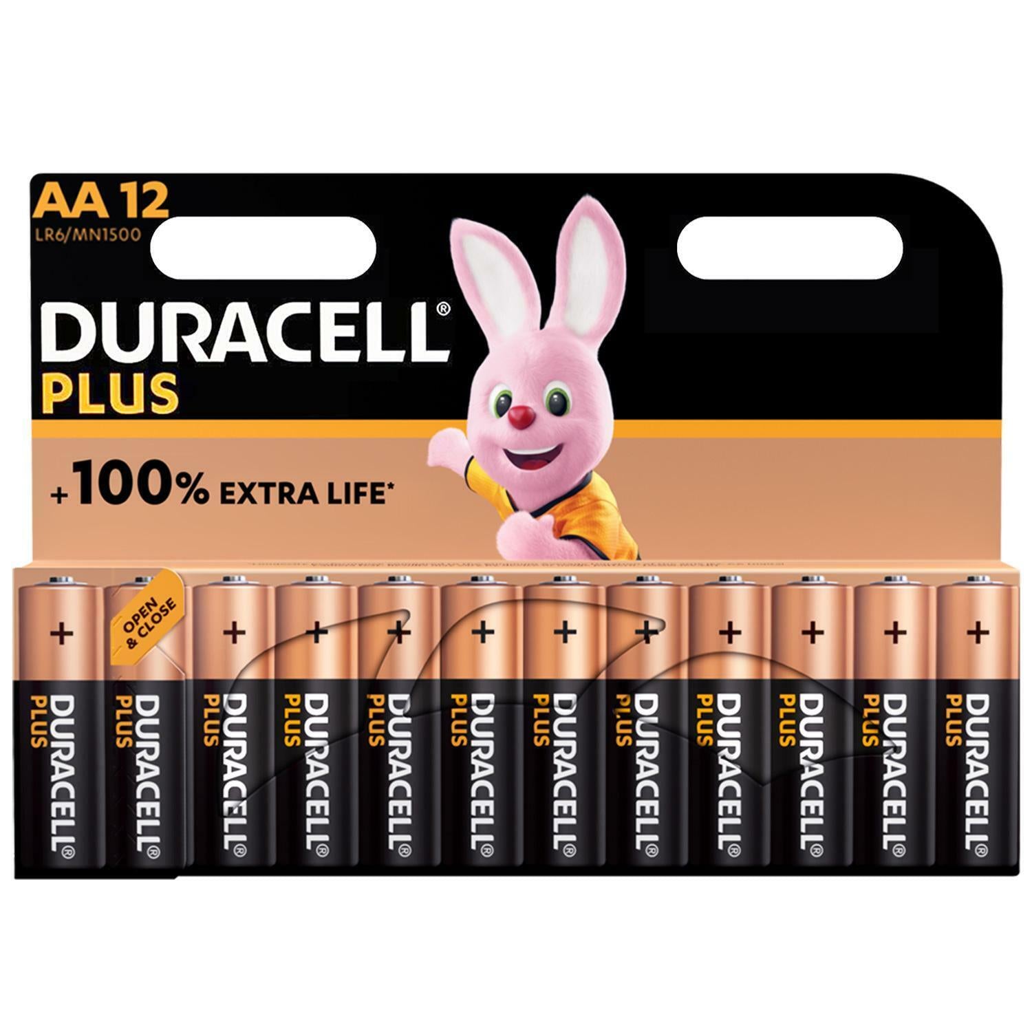 24 X Duracell plus Power AA Batteries Alkaline Battery LR6 MN1500 Longest Expiry