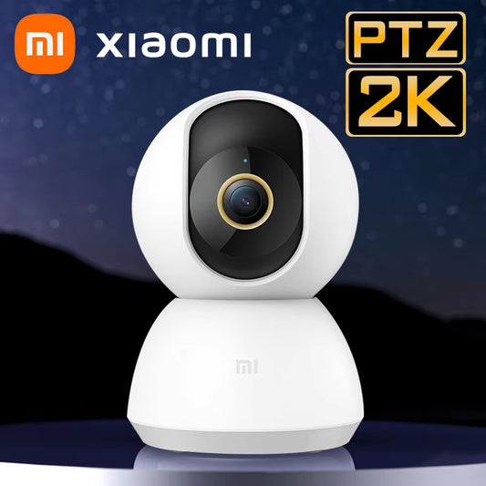 360° Smart Home Security Camera Mi PTZ 2K Webcam 1296P 3 Megapixel AI Human Detection Night Vision Webcam Work with Mijia