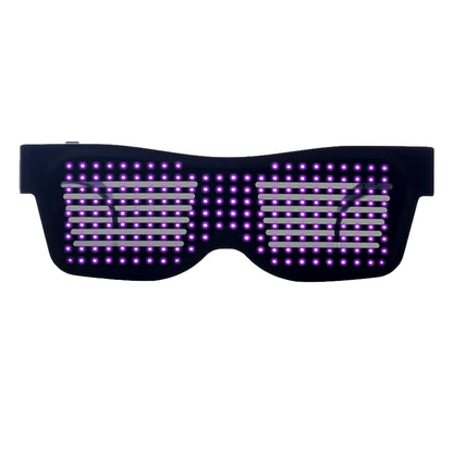 Magic Bluetooth LED Party Glasses APP Control Luminous Glasses EMD DJ Electric Syllables Glow Party Supplies Drop Shipping