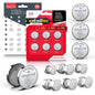 36 Assorted Watch Batteries Button Cell Lithium Battery CR2032 CR2025 LR44 AG13