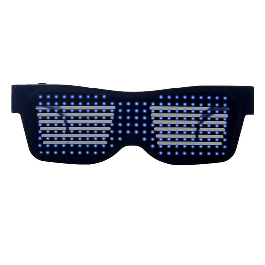 Magic Bluetooth LED Party Glasses APP Control Luminous Glasses EMD DJ Electric Syllables Glow Party Supplies Drop Shipping