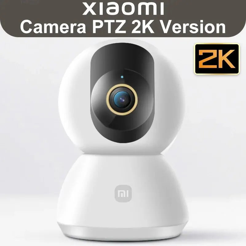 360° Smart Home Security Camera Mi PTZ 2K Webcam 1296P 3 Megapixel AI Human Detection Night Vision Webcam Work with Miji