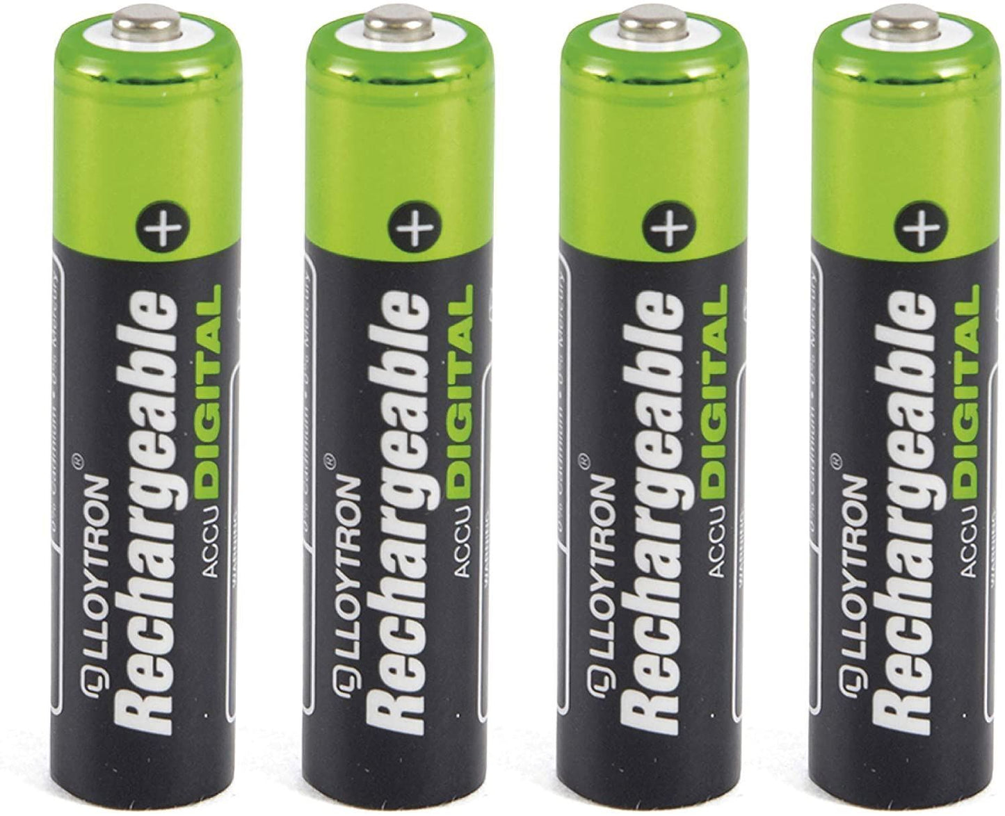 4 X AAA Rechargeable Batteries Ni-Mh 900Mah High Capacity 1000 Charges