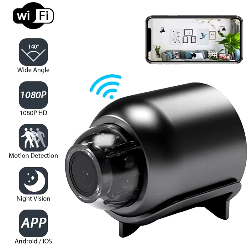 Mini Wifi Camera Indoor Safety Security Surveillance Baby Monitor Night Vision Camcorder IP Cam Audio Video Recorder